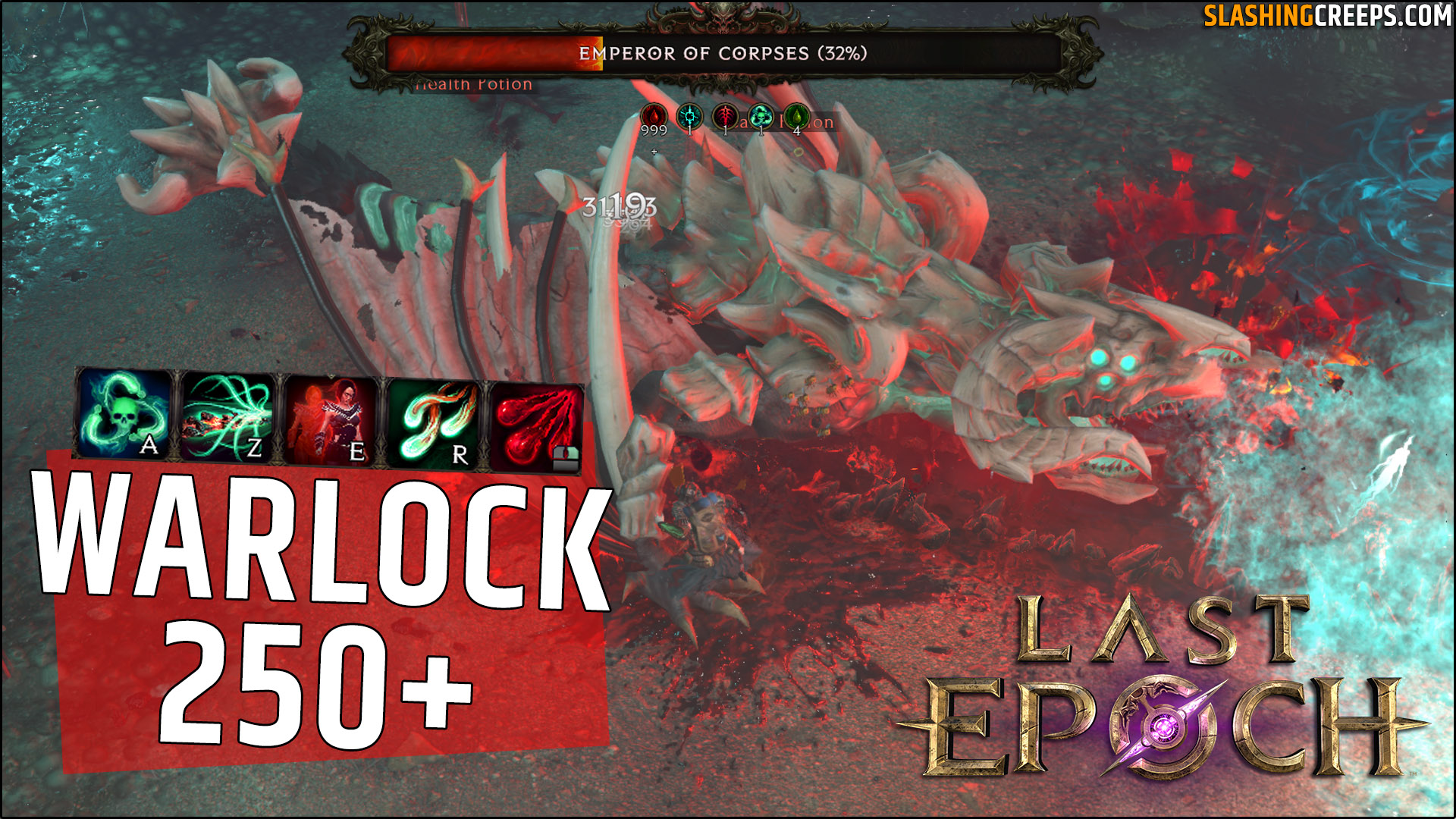 Build Occultiste Endgame Last Epoch 1.0, l'Acolyte Warlock saignement en corruption 250 et plus