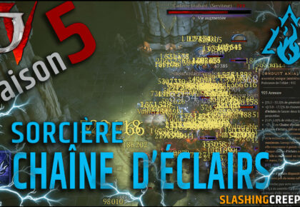 Build Sorcière Chaine d’Éclairs Saison 5 Diablo 4