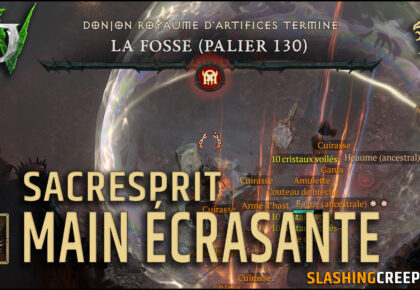 Build Sacresprit T4 Main Écrasante Diablo 4