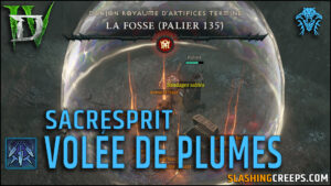 Build Sacresprit Volée de Plumes Diablo 4 FOSSE 135+ Slash