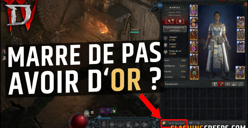 Or Diablo 4 Saison 7, comment facilement récupérer des golds via les échanges