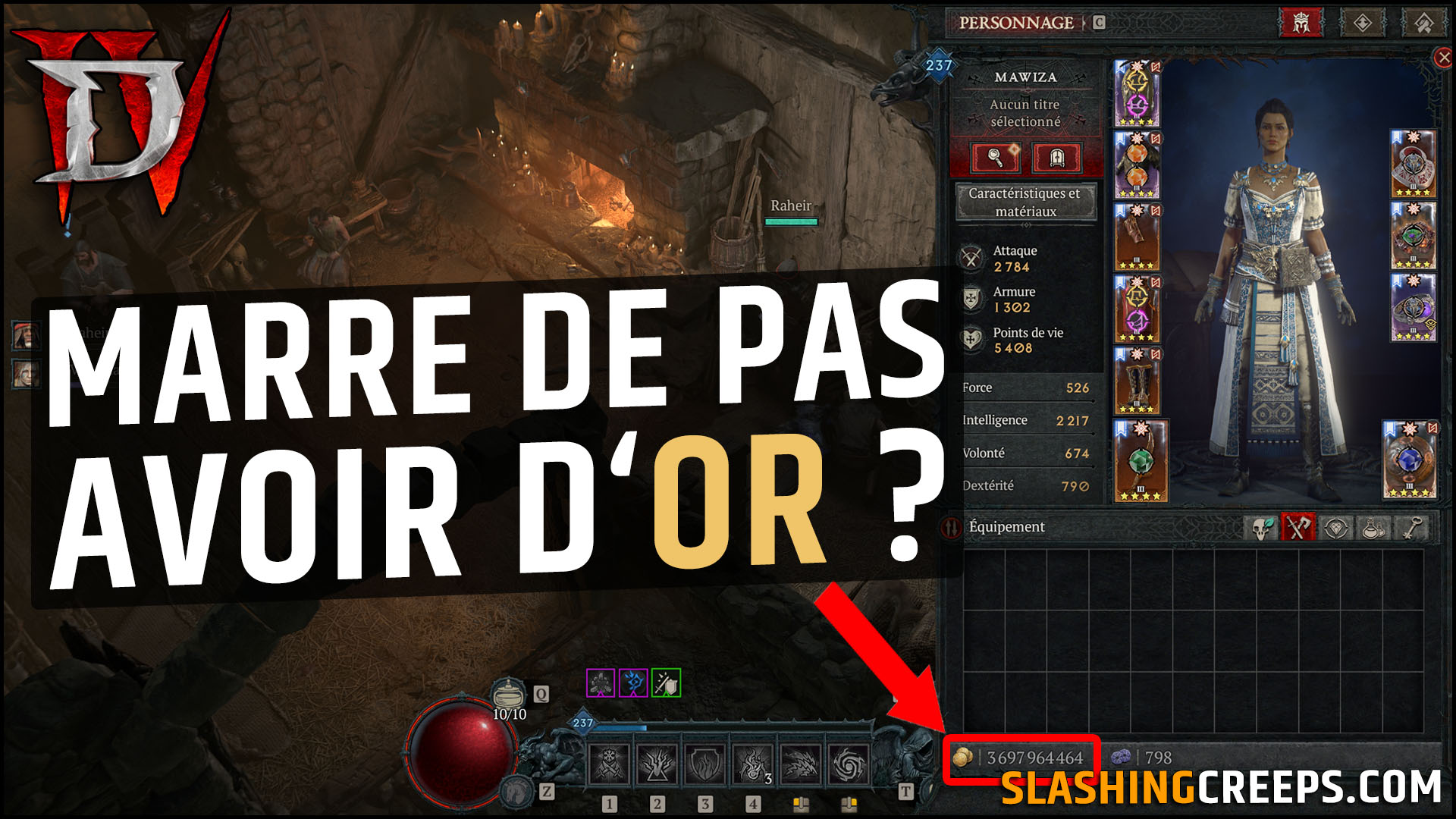 Or Diablo 4 Saison 7, comment facilement récupérer des golds via les échanges