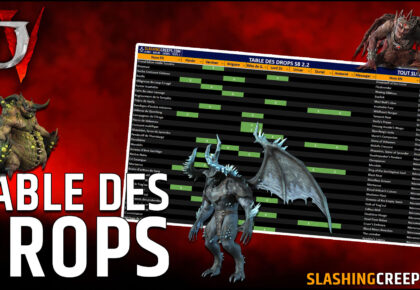 Table des drops uniques Diablo 4 Saison 8