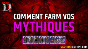 Farm Mythique Diablo 4 Saison 8, comment les drops