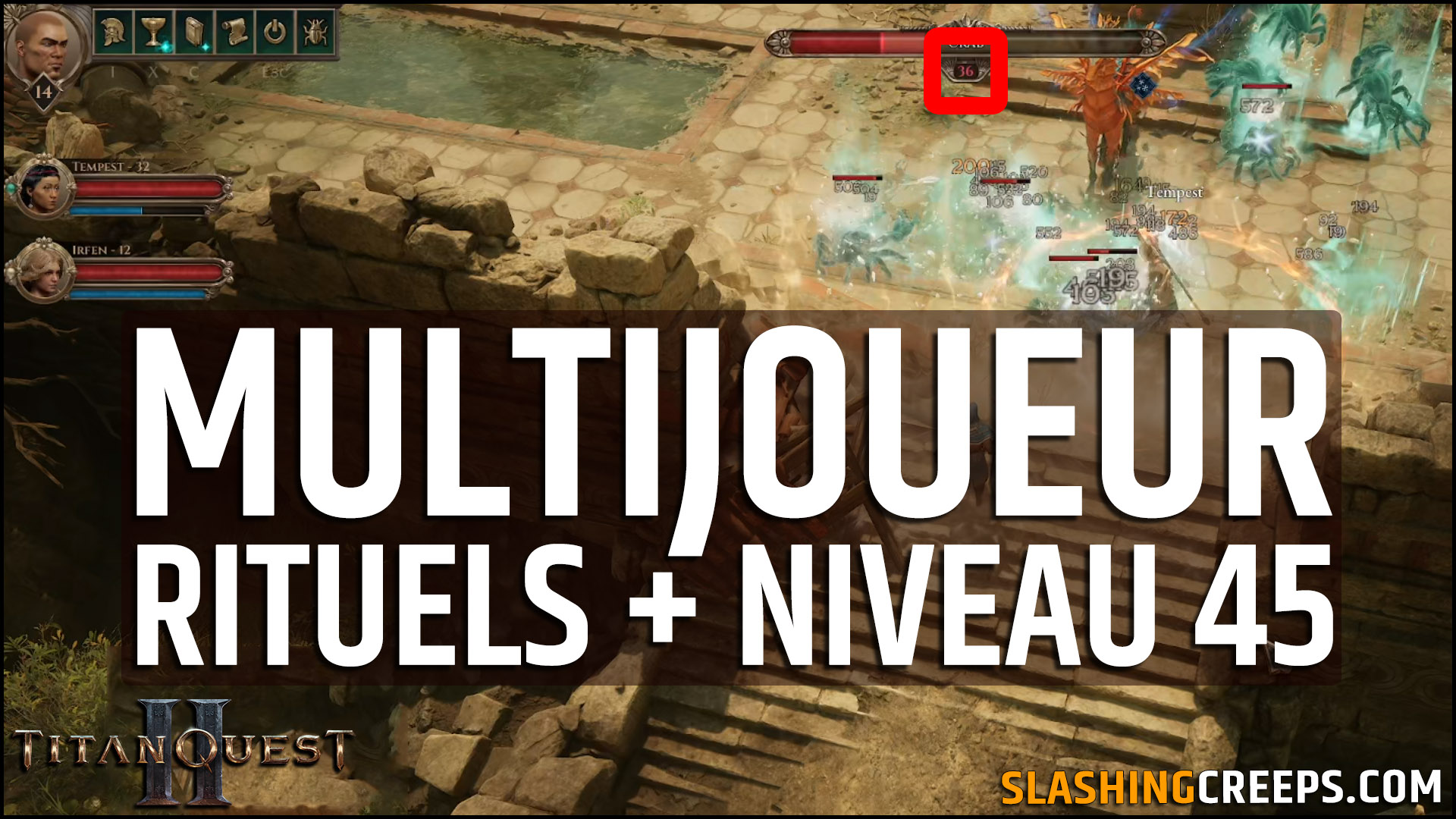 NIVEAU 45 MULTIJOUEUR TITAN QUEST 2 et RITUELS ! Profitez quasiment de tout le jeu à plusieurs