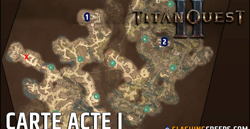 Carte Acte 1 Titan Quest 2 map