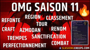 FEU DE CAMP DIABLO 4 SAISON 11 PATCH 2.5, les PLUS GROS changements du jeu