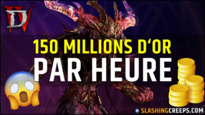 Farm d'or Diablo 4 Saison 10, récupérez 150 millions d'or par heure