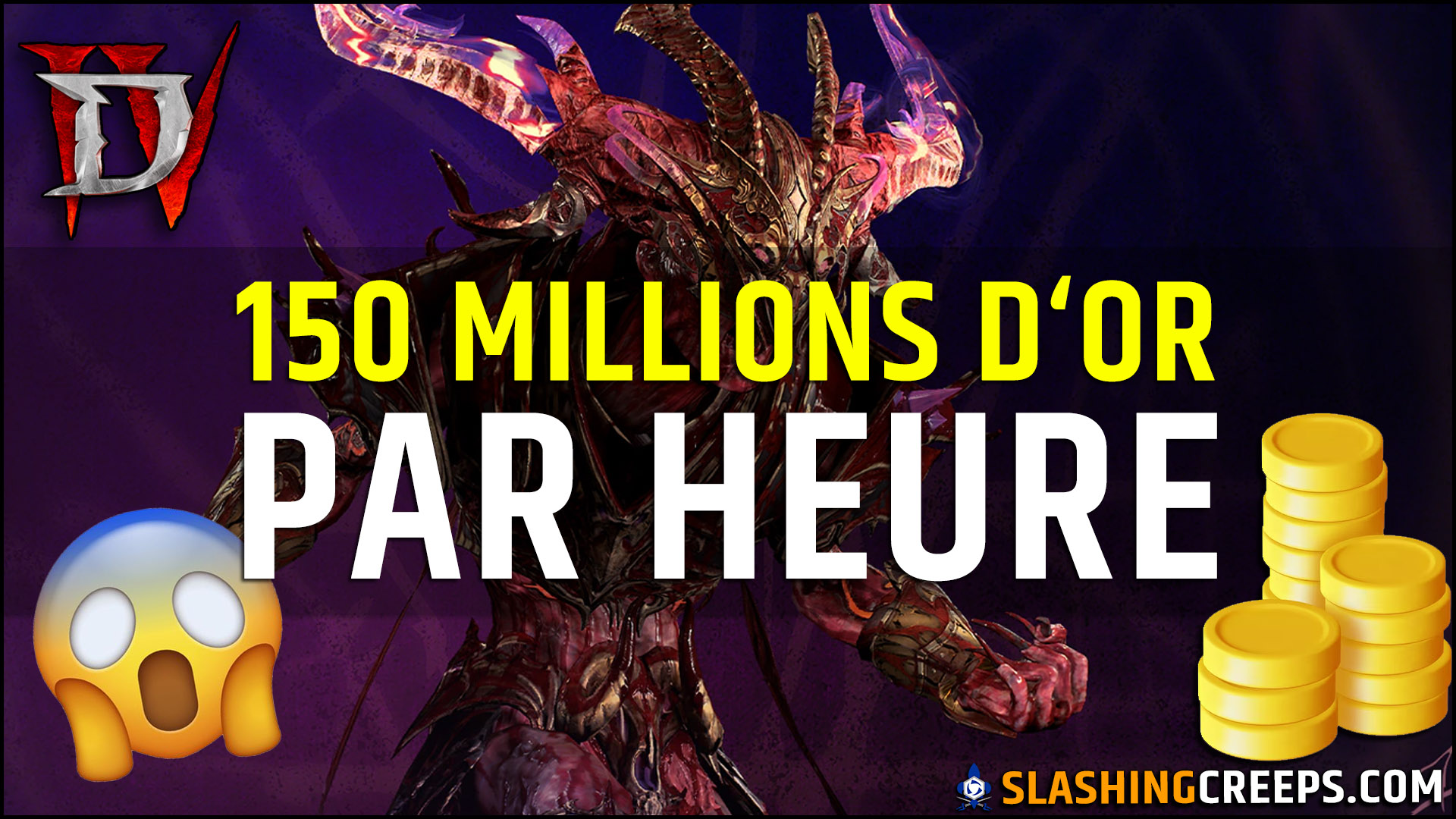 Farm d'or Diablo 4 Saison 10, récupérez 150 millions d'or par heure