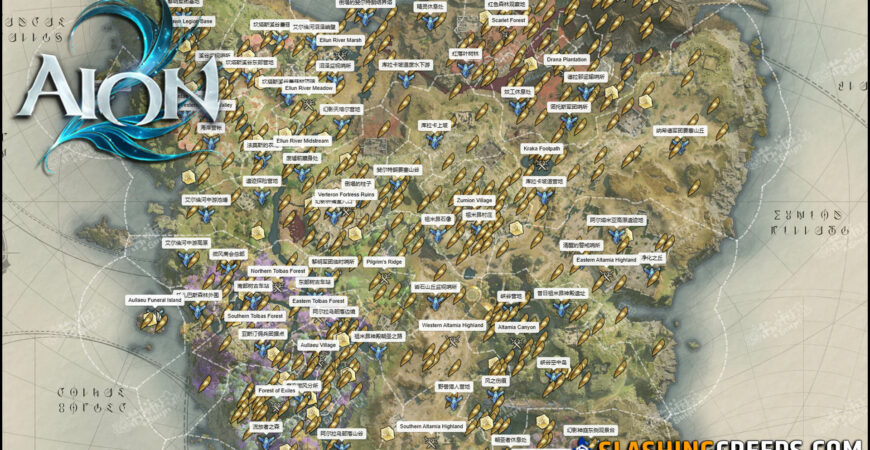 Carte interactive Aion 2