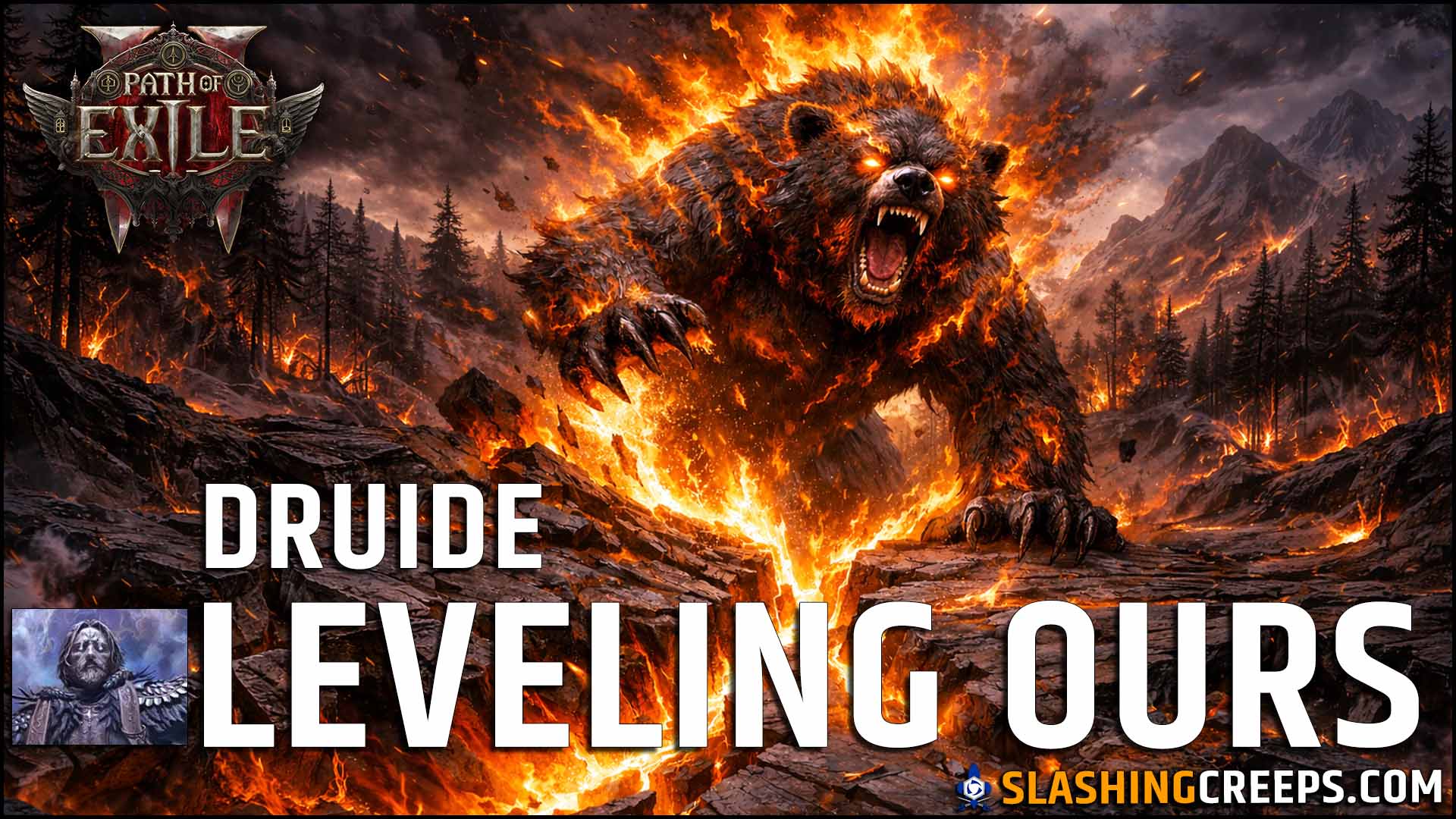 BUILD DRUIDE OURS FEU PATH OF EXILE 2 Prise de niveau, la puissance du de fissure !
