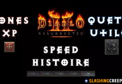 Leveling, Zones XP, Quêtes Diablo 2