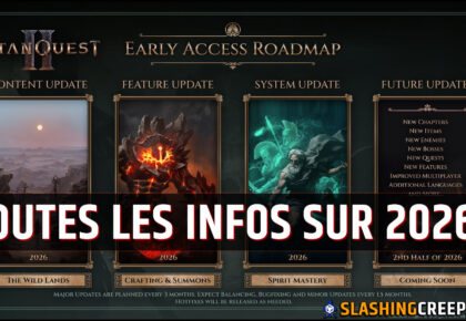 Feuille de route Titan Quest 2026