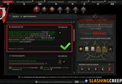 Message Mutilé Diablo 4 Saison 12