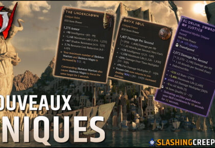 Nouveaux uniques mythique Diablo 4 LoH