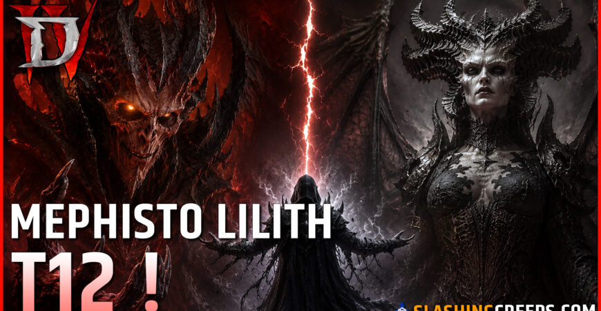 DÉMONISTE MEPHISTO T12 DIABLO 4 LORD OF HATRED ET LILITH TOURMENT 12