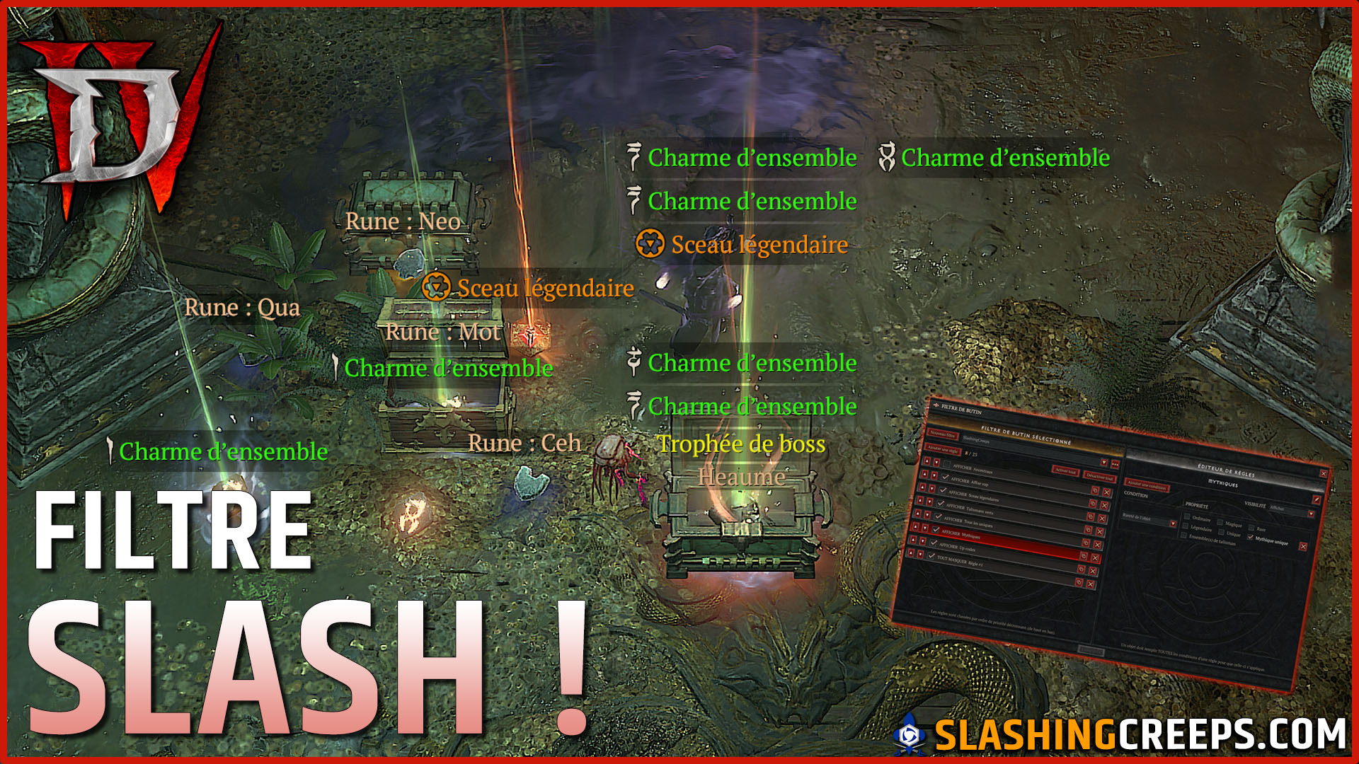GUIDE FILTRE A BUTIN DIABLO 4 LORD OF HATRED, et le loot filter ultime évolutif