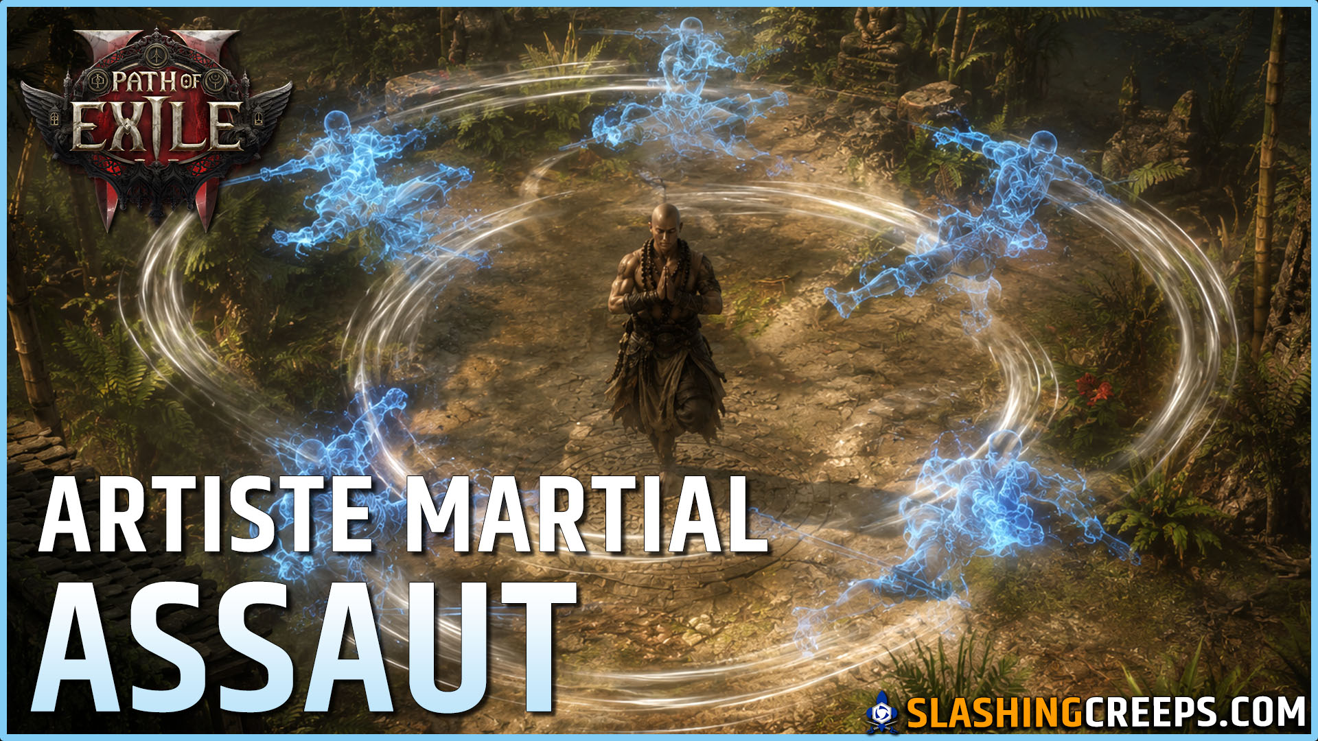 BUILD MOINE ASSAUT TOURBILLON PATH OF EXILE 2, endgame facile avec Artiste Martial Hollow Form