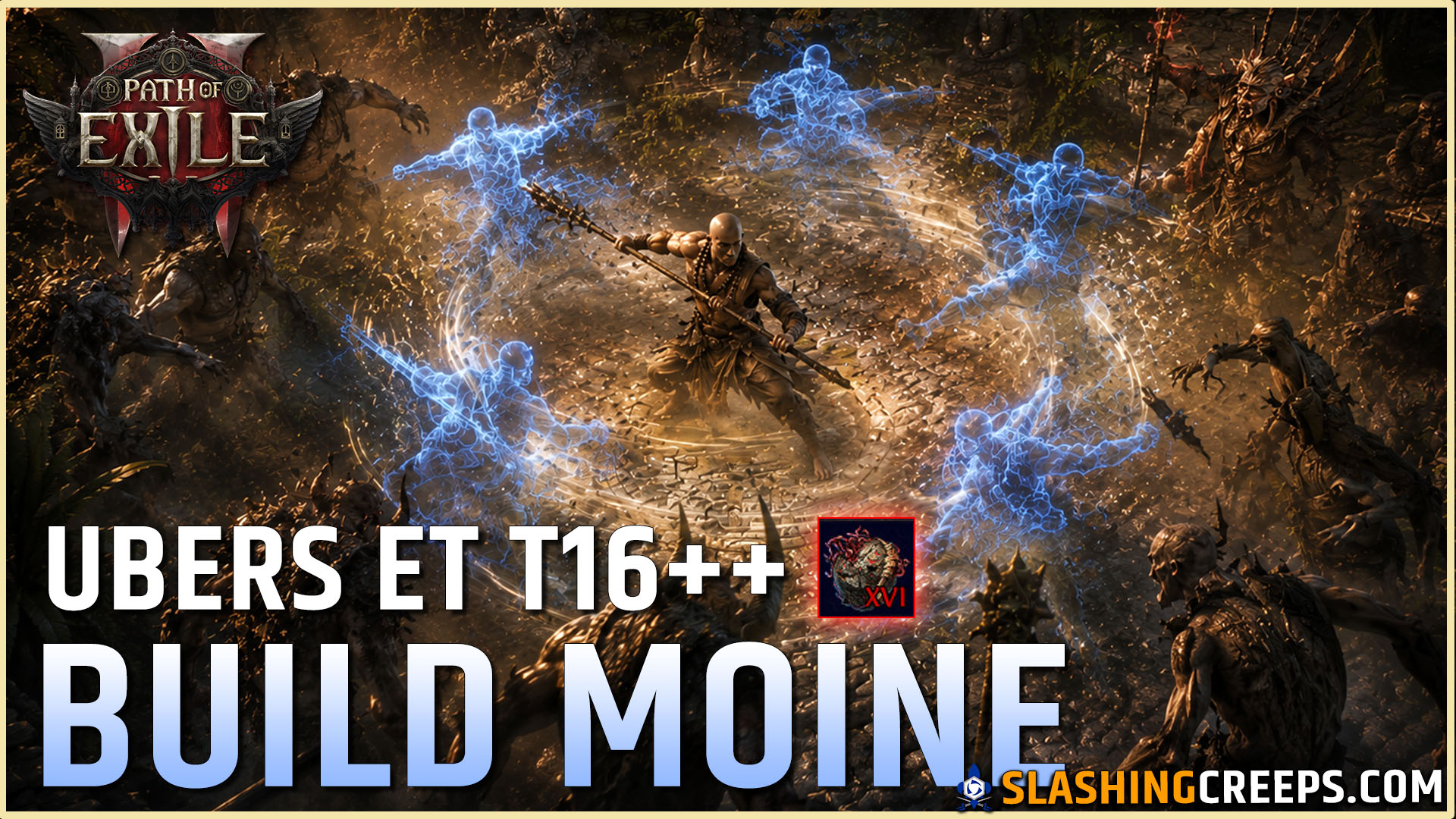 BUILD MOINE PATH OF EXILE 2, détruisez tous les ubers boss et maps T16 corrompues