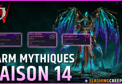 Farm Mythiques Diablo 4 Saison 14