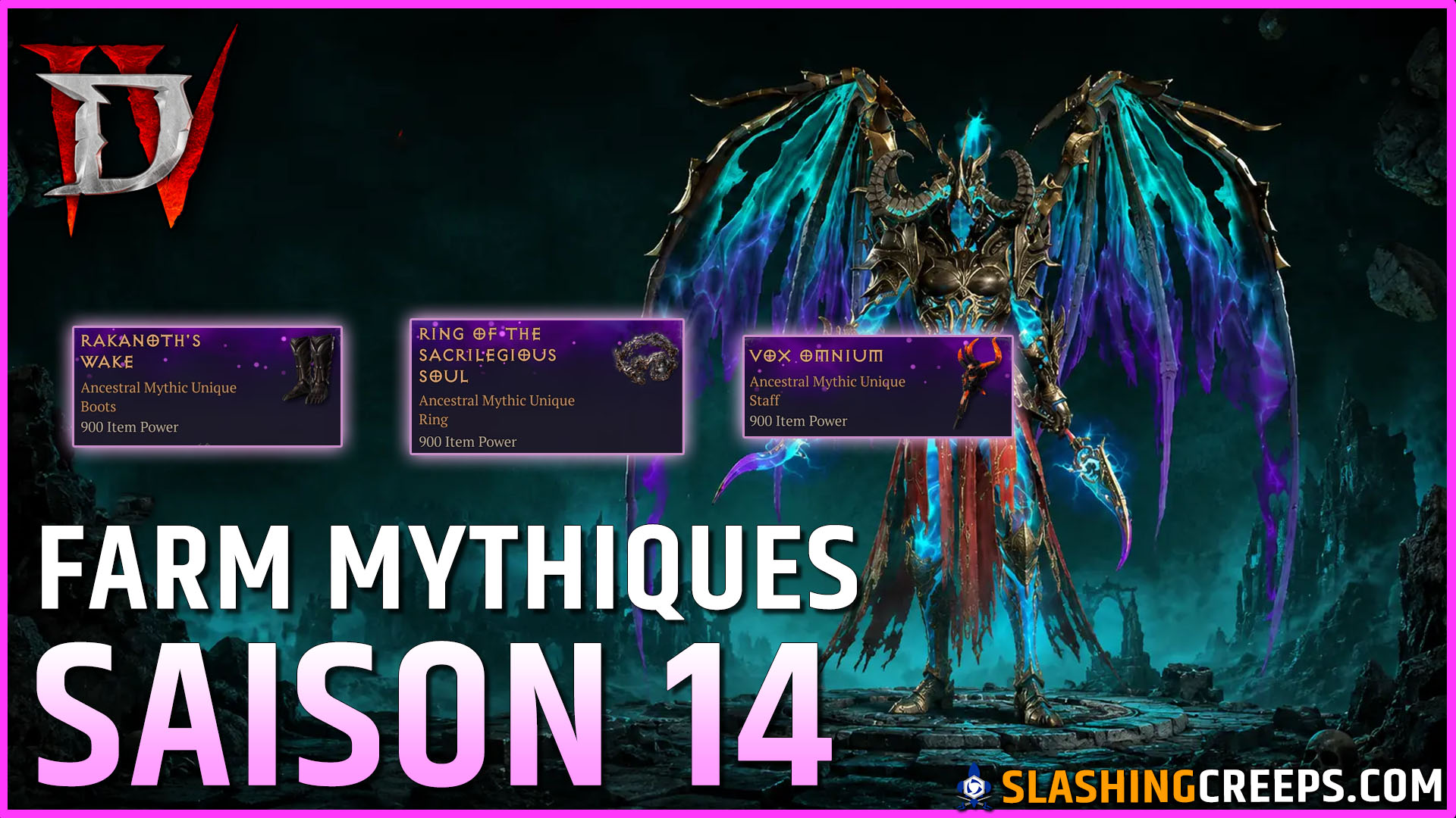 FARM MYTHIQUES DIABLO 4 SAISON 14, tout savoir sur les uniques mythiques et iconiques