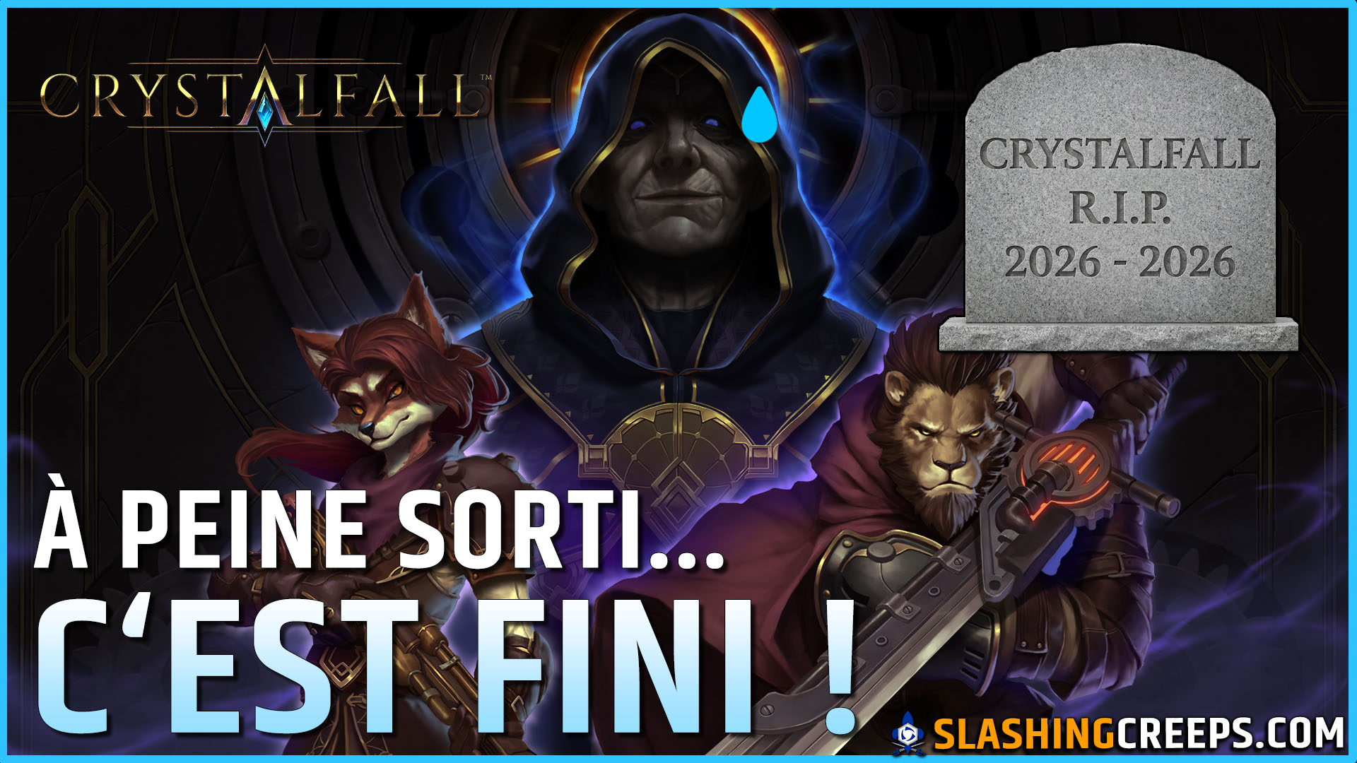 LA FIN DE CRYSTALFALL, ce nouveau hack and slash n'aura vraiemnt pas fait long feu