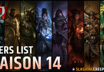 Tiers List Diablo 4 Saison 14