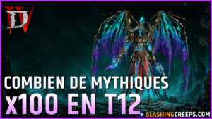 100 FAUCHEUSES EN TOURMENT 12 DIABLO 4 SAISON 14, combien de mythiques uniques