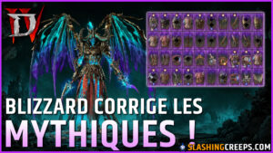BLIZZARD CORRIGE ENFIN LES MYTHIQUES DIABLO 4 SAISON 14 PATCH 3.1.1a et 3.1.1b