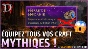 Comment enlever le tag artisanat des objets mythiques craft Diablo 4 Saison 15