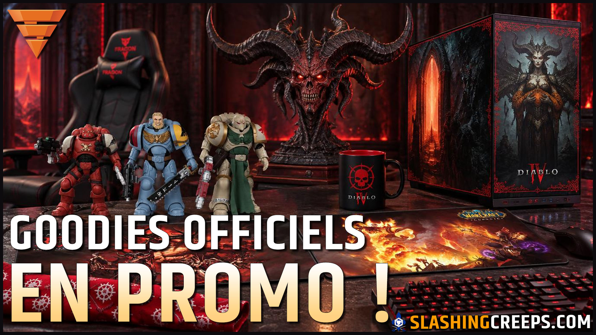 Goodies Officielles Diablo 4 Blizzard et gaming en promo