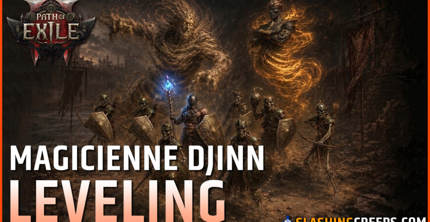 Meilleur build prise de niveau magicienne Path of Exile 2, leveling avec les djinns