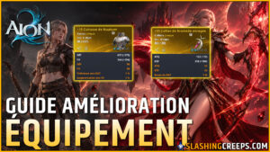 GUIDE AMÉLIORATION ÉQUIPEMENT AION 2, débloquez la puissance de vos objets