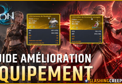 Amélioration d&rsquo;équipement Aion 2