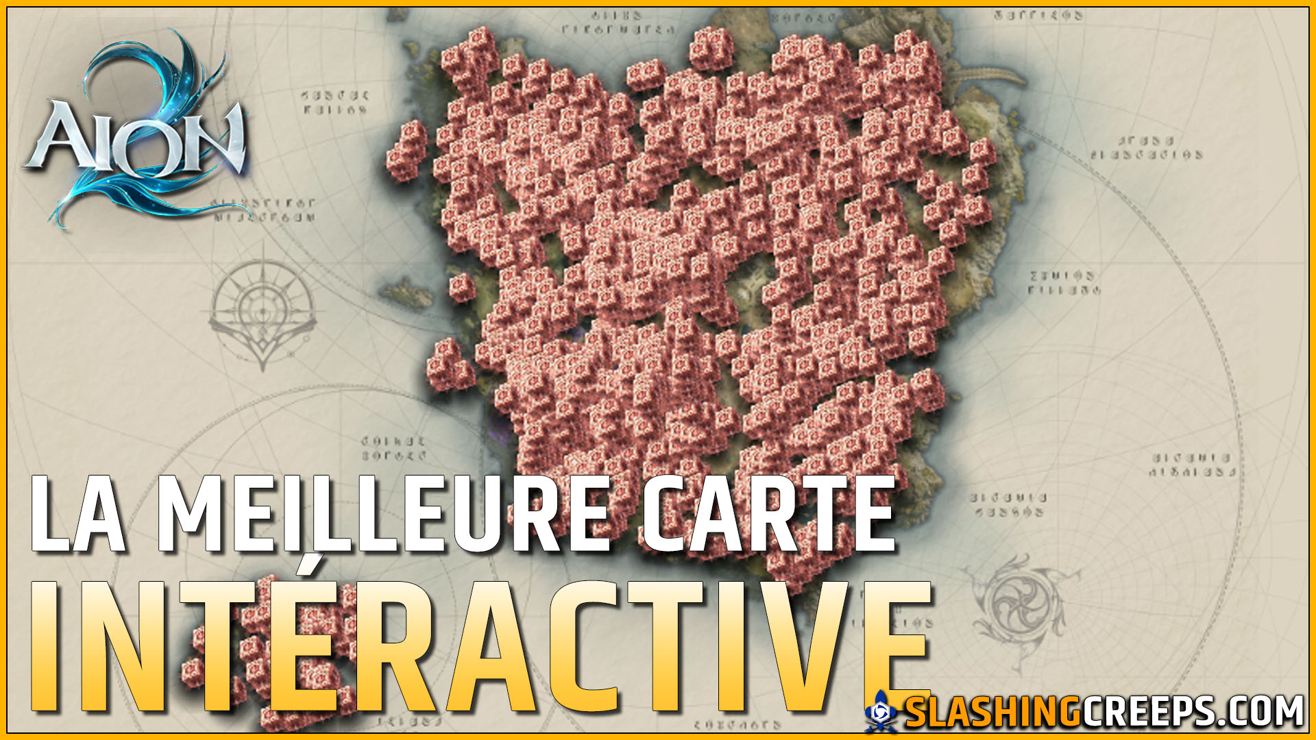 MEILLEURE CARTE INTERACTIVE AION 2 FRANCAIS, cube cachés, gisements, familiers